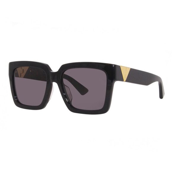 NEW BOTTEGA VENETA BV1198SA 001 SUNGLASSES WOMEN BLACK SQUARE EYEWEAR main image 6